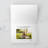 卒業2025写真シンプル手書き サンキューカード (内部)