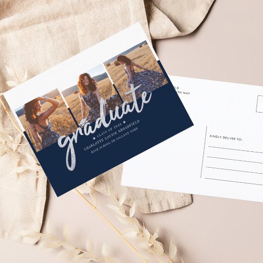 卒業2025写真スクリプトグラード 案内ポストカード