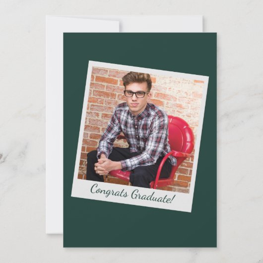 卒業2025写真台本の大学院パーティー 招待状 (裏面)