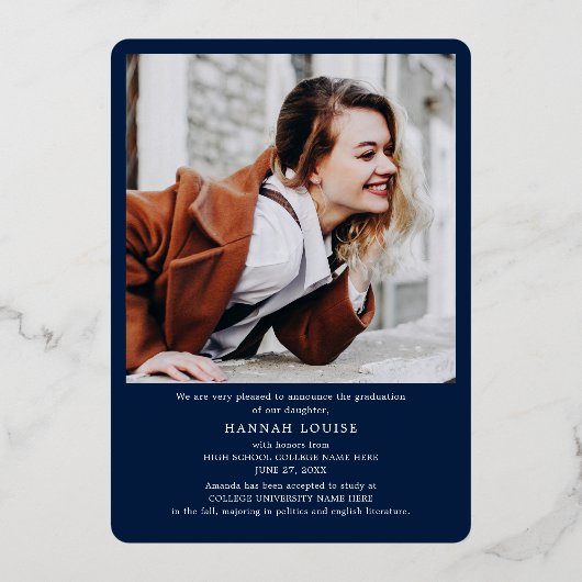 卒業2025写真銀箔の発表 箔招待状 (裏面)