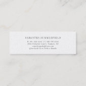 卒業2025名スクリプモダント コーリングカード (裏面)