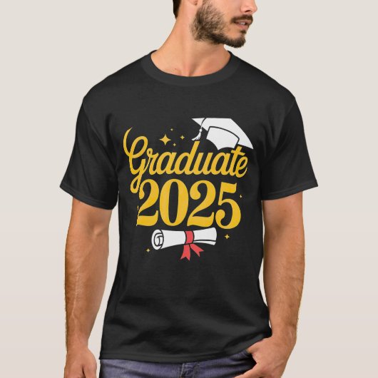 卒業2025年蝶ネクタイTシャツ Tシャツ (正面)