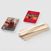 卒業2025白い赤のグラフの写真カスタム ハンドファン (組立なし)