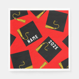 卒業2025赤 スタンダードランチョンナプキン
