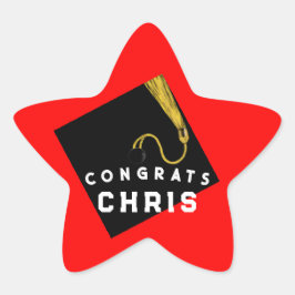 卒業2025赤 星シール