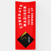 卒業2025赤 横断幕 (縦)