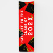 卒業2025赤 横断幕 (縦)