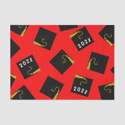 卒業2025赤 薄葉紙 (正面)