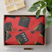 卒業2025赤 薄葉紙 (ギフト)