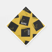 卒業2025金ゴールド スタンダードランチョンナプキン (角)