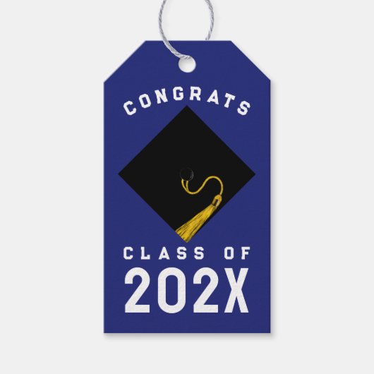 卒業2025青 ギフトタグ (正面)