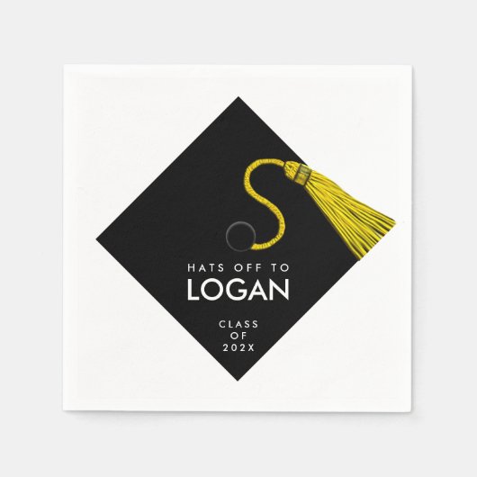 卒業2025 スタンダードカクテルナプキン (正面)
