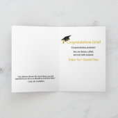 卒業2025 （ヨハネ15:16）白/黒/金ゴールド カード (内部)