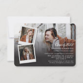 卒業2025 4写真グラードパーティの招待状 招待状 (正面)