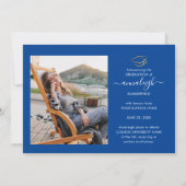 卒業2025 Grad Photos モダンScript 案内状 (裏面)