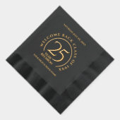 卒業25周年記念 箔ナプキン (右)