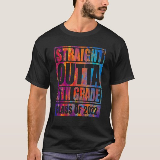 卒業5年生のストレート素晴らしのギフト Tシャツ (正面)