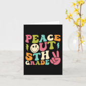 卒業5年生のGroovy卒業の最終日 カード (黄色い花)