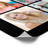 卒業55周年 フォトコラージュ あなたの色をカスタマイズ ポスター (角)