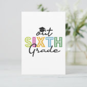 卒業6年生の夏休み サンキューカード (スタンド正面)