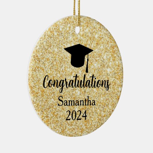 卒業，おめでとうズグラード，クリスマスオーナメント セラミックオーナメント (右)