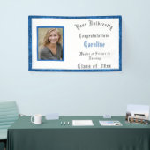 卒業、おめでとうナースグリッター、写真 横断幕 (トレードショー)