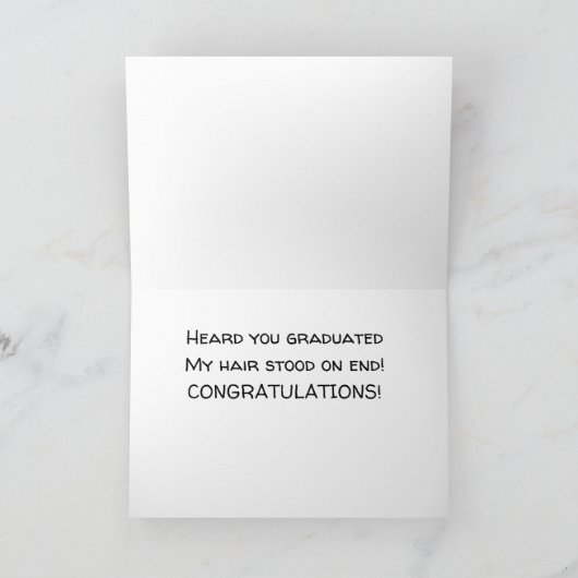 卒業***おめでとう*** カード (内部)