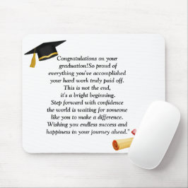 卒業 – すべての年齢のためのユニバーサルデザイン マウスパッド
