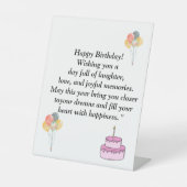 卒業 – すべての年齢のためのユニバーサルデザイン 台座サイン (正面)