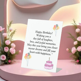 卒業 – すべての年齢のためのユニバーサルデザイン 台座サイン