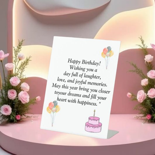 卒業 – すべての年齢のためのユニバーサルデザイン 台座サイン