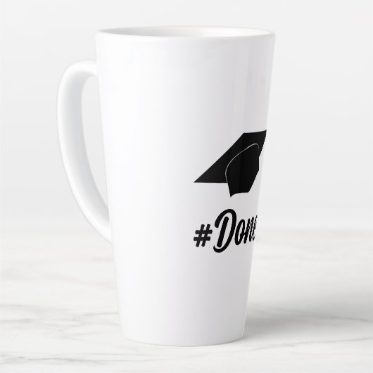 卒業 カフェラテマグ (左アングル)