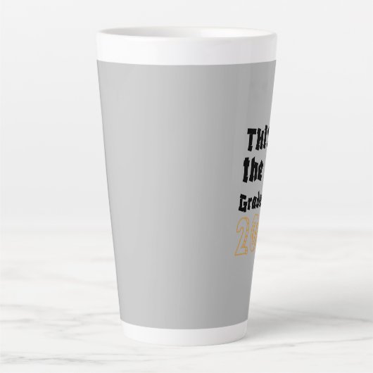 卒業 カフェラテマグ (正面)