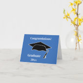 卒業 カード (黄色い花)