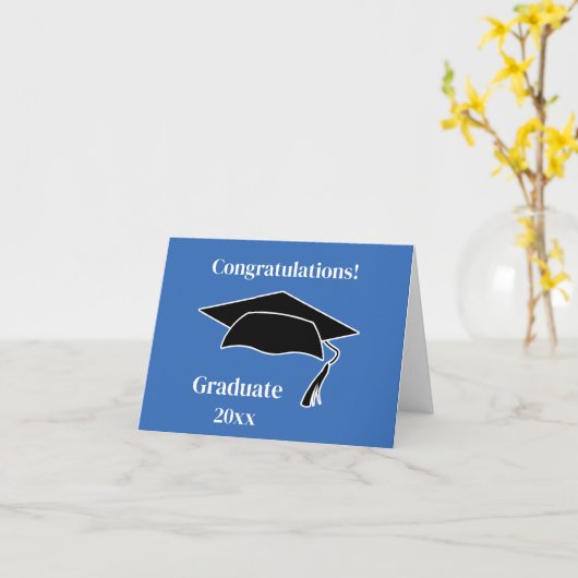 卒業 カード (黄色い花)