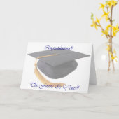 卒業 カード (黄色い花)