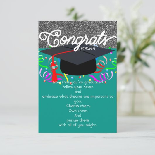 卒業 カード (スタンド正面)