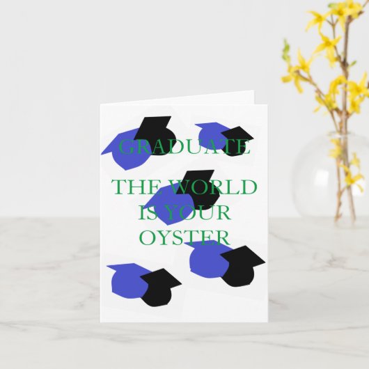 卒業：キャップオフ カード (黄色い花)