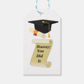 卒業 ギフトタグ (正面)