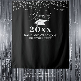 卒業 クラス オブ イヤー コンフェッティ フォト バックドロップ タペストリー