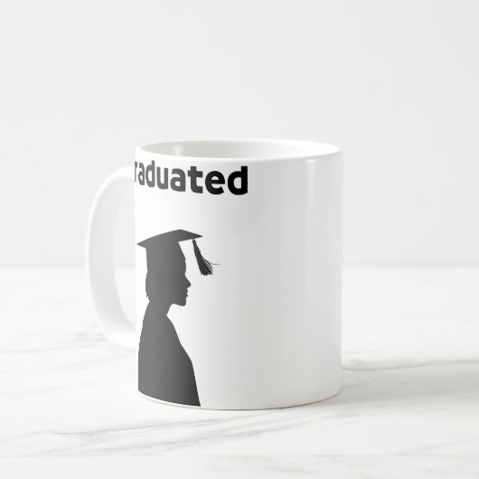 卒業 コーヒーマグカップ (正面左)