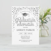 卒業 – シルバーホワイト 招待状 (スタンド正面)