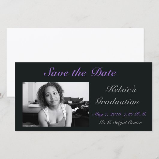 卒業 セーブザデート (正面/裏面)