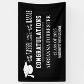 卒業 | タッセルは面倒を起こす価値があった 横断幕 (縦)