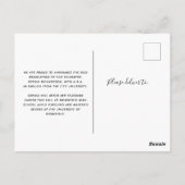 卒業 |フォトモダンコラージュの4つのレイアウト ポストカード (裏面)