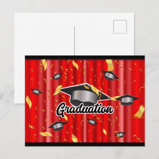 卒業 ポストカード (正面/裏面)