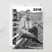 卒業 マグネット招待状 (正面)