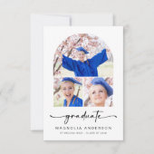 卒業 |モダン Arch 3 Photos卒業 案内状 (正面)