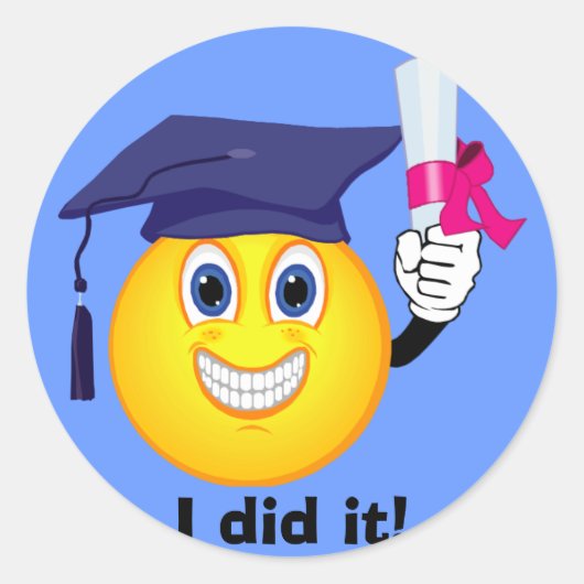 卒業 ラウンドシール (正面)