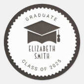卒業 ラウンドシール (正面)